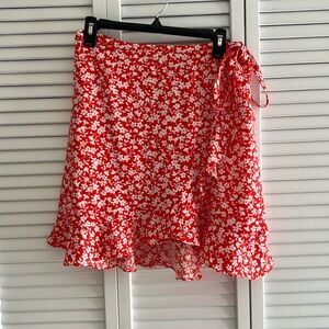 J Crew Factory faux wrap skirt